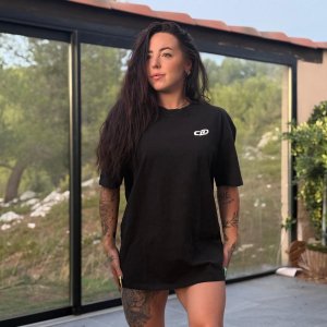 T-shirt Noir Oversize - CLD
