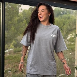 T-shirt Gris Overvize - CLD